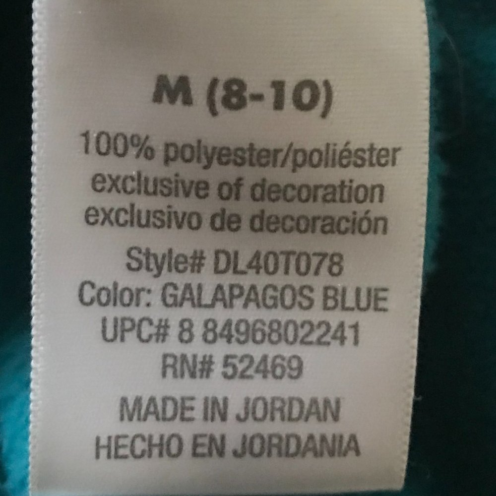Danskin Now Fleece Zip Up jacket size M - Picture 10 of 10